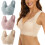 Women Seamless Lace Wire-Free Bras 3-Pack 2
