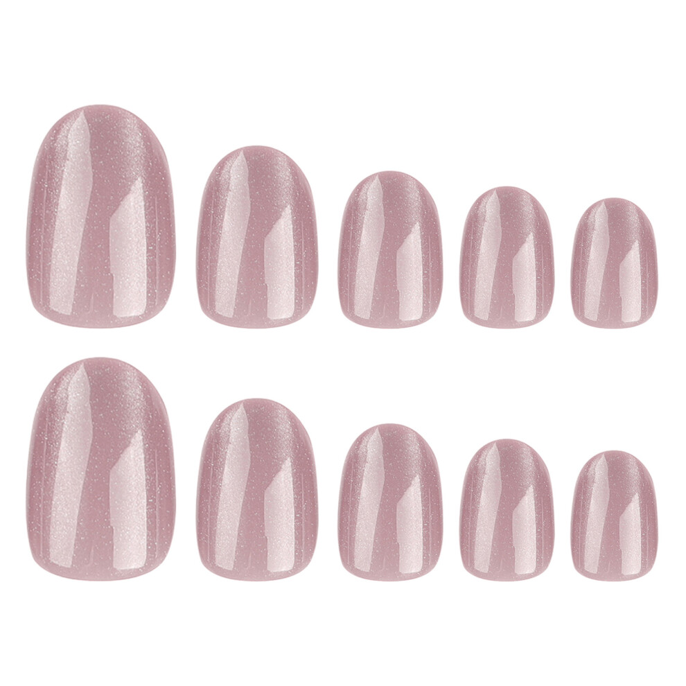 Reach-Tools 24Pcs Glitter Press On Nails Diy Decor