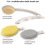 3 in 1 Bath Brush Foldable Long Handle for Shower Exfoliating Dry Skin Brushing 3