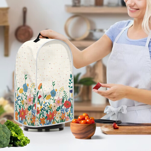 Floral Kitchen Accessories Protective Protects Blenders Processors for Kitchen Use 2