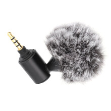 Mini 3,5 mm Plug & Play Kardiomikrofon Lavalier für Mobilgeräte, DSLR, Camcorder