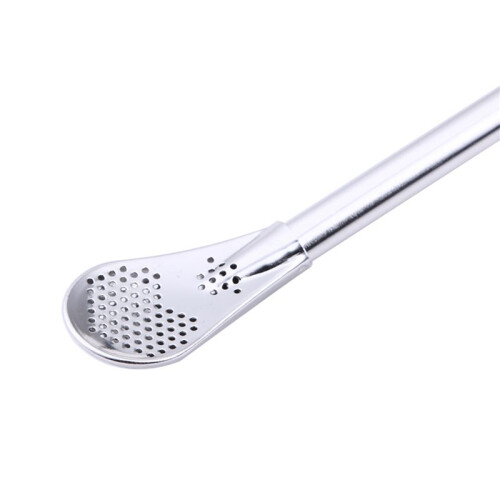 3X Stainless Steel Drinking Straw Filter Handmade Herb Mate Tea Light Bulb Gourd Washable Practical Tea Tools Bar 1