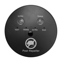2X Riple Rodent Repeller, Ultrasonic Pest Repeller, Pressure Wave, Indoor for Mice, Rats, Spiders,360 Degree, UK Plug