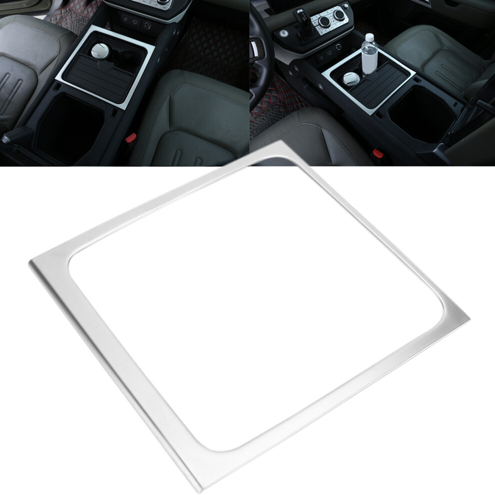 Car Center Console Frame Cover For Land Rover Defender 110 2020Â2021, Chrome 5081390785406