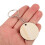 Aesthetic Blank Keychain Key Chain Wood 1 Set 5