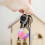 Aesthetic Blank Keychain Key Chain Wood 1 Set 7