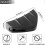 Car Rear Bumper Spoiler,  Diffuser Fins Universal Shark Fin Diffuser,Rear Bumper Lip Diffuser Universal Auto Accessory Car Diffuser SpoilerBlack4Pcs 5