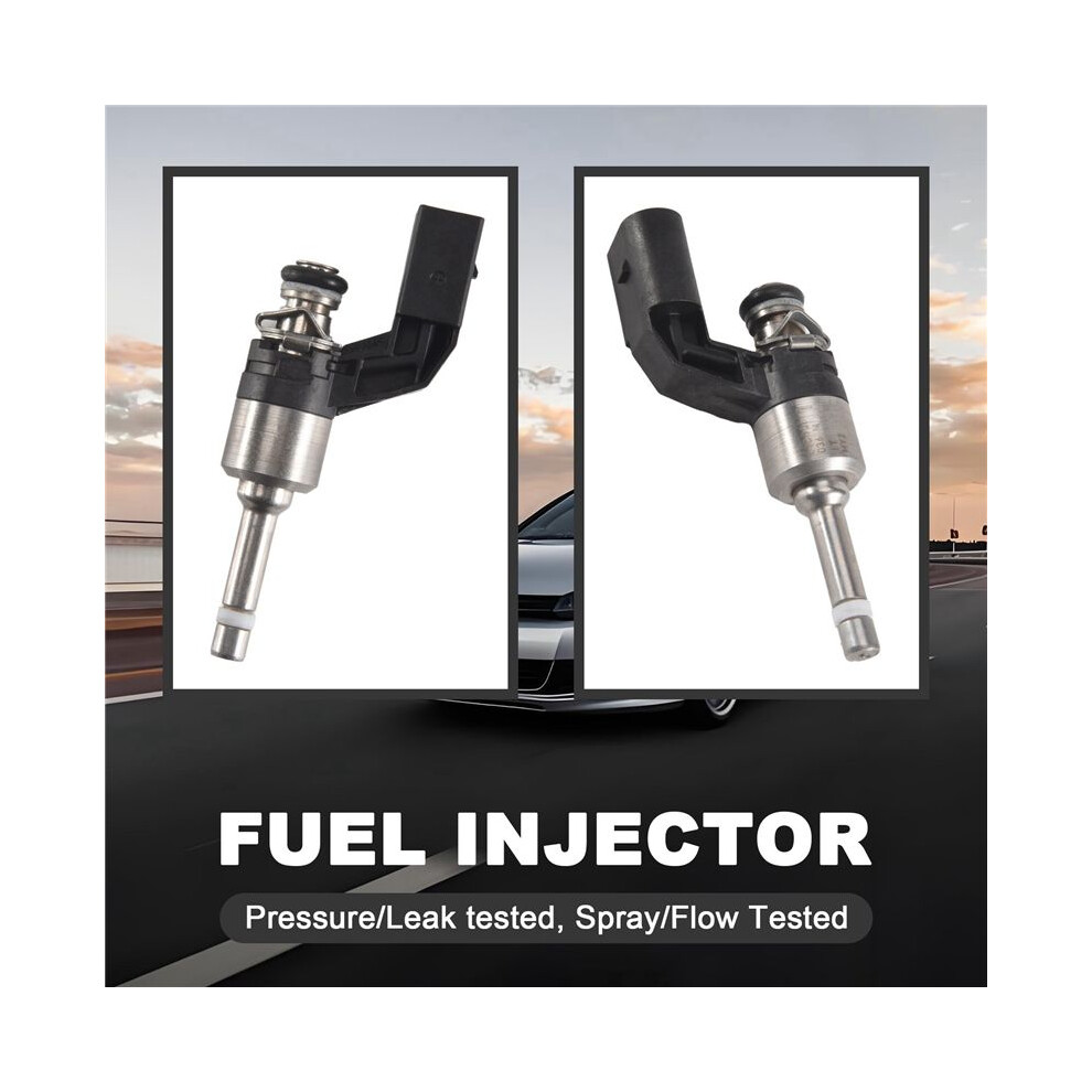 2Pc Fuel Injector For- 1.4 Tsi Cav Cava Cax 03C906036m 03C906036f 4712257261436