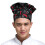 Professional Elastic Women Men Pleated Work Cap Kitchen Cooking Baker Chef Hat,Chilli Pattern 2