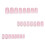 Flowers Press-on Nails Square Short Glossy Acrylic Full 3