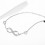 Sterling Silver Zircon Infinite Love Bracelet 8-Shaped 2