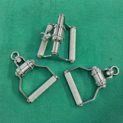 (D Shaped 15cmx25cm) Pull Down Cable Machine Handle Attachment Pull Down Bar For Home Gym Fitness D Shaped 15cmx25cm 1