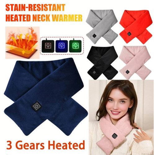 Waterproof Heated Scarf with 3 Heat Settings 1