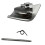 1Pair Front  Adjust Lock Backrest Handle  Chrome for - W204 W207 C204 A2079108506 A2079108606 A 4