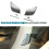 1Pair Front  Adjust Lock Backrest Handle  Chrome for - W204 W207 C204 A2079108506 A2079108606 A 1