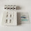 KINCJON 4 Ports Utp Cat6 Network Module Rj45 Wall Plug Lan Socket Connector Tool Free 4