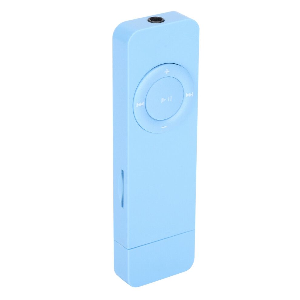 Portable Mp3 Music Player With Lanyard 16Gb | Compact Media Player Blue 7621390786164