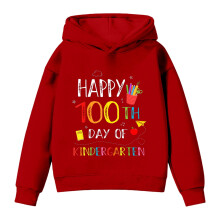 Kids Hooded Sweatshirt for 100th School Day Celebration