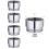 Faucet Adapter Kit Brass Aerator Connector 5 Pcs 6