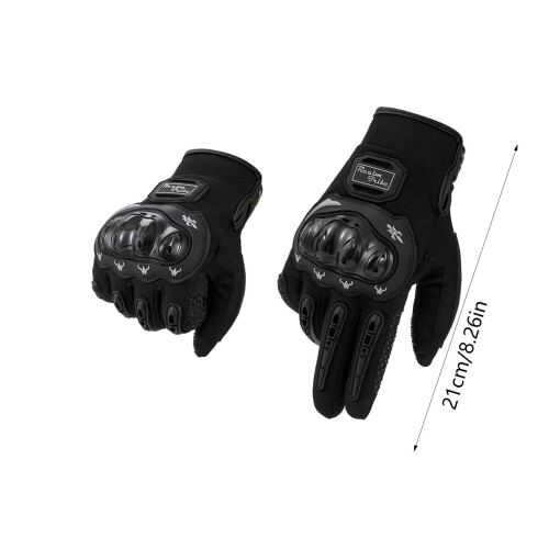 Touchscreen Motorcycle Racing Gloves for Palm Width 1