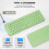 Mini Foldable Bluetooth Keyboard – Portable, Ultra-Slim Aluminum, Syncs with 3 Devices, Compatible with iPhone, iPad, Mac, Android, Windows, iOS 3