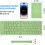 Mini Foldable Bluetooth Keyboard – Portable, Ultra-Slim Aluminum, Syncs with 3 Devices, Compatible with iPhone, iPad, Mac, Android, Windows, iOS 6