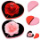 Heart-shaped rose rotating ring box Creative flower lifting proposal ring box Pink 3