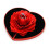 Heart-shaped rose rotating ring box Creative flower lifting proposal ring box Pink 7