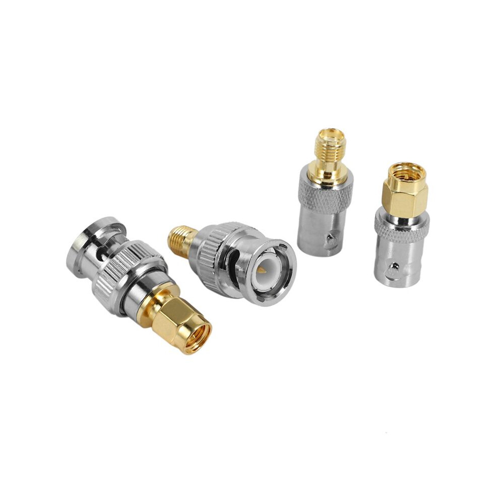 16Pcs Bnc To Sma Type Male Female Rf Connector Adapter Test Converter Kit Set Gold 4711968643197