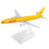 DHL B757Cast Αεροπλάνα 16cm Προσομοίωση Μοντέλου Αεροσκάφους Αεροπορία Κιτ Μοντέλου 5