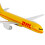 DHL B757Cast Αεροπλάνα 16cm Προσομοίωση Μοντέλου Αεροσκάφους Αεροπορία Κιτ Μοντέλου 7