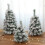 Mini Christmas Tree PVC Wood Base 30cm 45cm 60cm 4