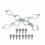 LS MLS Manifold Header Gasket Pair with Bolts for LS1 3