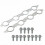 LS MLS manifold header gasket pair with bolts for LS1 5