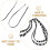 1 Pair Zebra Pattern Laces For Sneakers 3