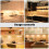 LED-lampe til underskab, Puck-lys med rund base, USB-spotlight til natborde, 3W, 5V, USB-belysning 3