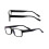 Blue Light Blocking Reading Glasses Black 275 Magnification 2