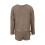 Women's Knit Lounge Set Top and Shorts 6