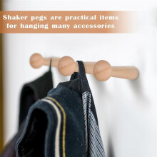 50 Pinces Ă Linge en Bois Ă Visser de 7,3 cm de Long, en Bois Brut, pour Suspendre VĂŞtements, Chapeaux, Serviettes