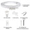 (3m) 1-5 Meters Bendable Ceiling Curved Curtain Track Flexible Ceiling Curtain - PJ 2