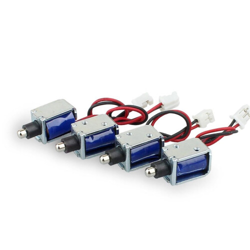 Slim for DC 5V Electromagnetic Solenoid Lock Safe Small Size Easy to Install for Electirc Lock Cabinet Door Shared Devic 1