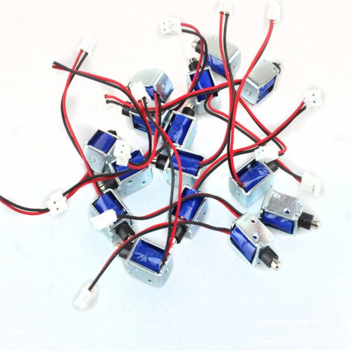 Slim for DC 5V Electromagnetic Solenoid Lock Safe Small Size Easy to Install for Electirc Lock Cabinet Door Shared Devic 2