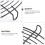 1Pc Iron Bread Drying Rack Biscuits Cooler Bakery Cooling Holder Black 6