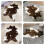 Cow Pattern Rug Brown White 43x33x0.6 in 4