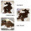 Cow Pattern Rug Brown White 43x33x0.6 in 5