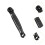 Bike Crank Left Arm Black 170mm 6