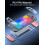 Capa protetora transparente para Nintendo Switch 2 (2025), capa rígida de TPU compatível com dock e 4 protetores de analógico — compatível com 4