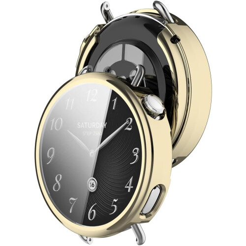 XiHAMA Protective Case for Xiaomi Watch S4 41MM – Soft TPU, Drop-Proof, Scratch-Proof, Full Screen Coverage 2