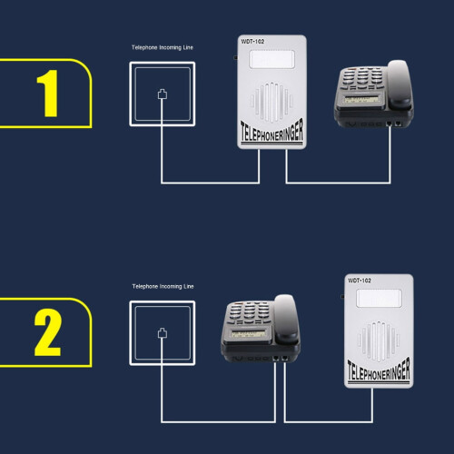 External Loud Telephone Ringer Amplifier for Clearer Calls 2