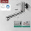 Extended wall mounted single cold kitchen sink mop pool faucet rotatable 4